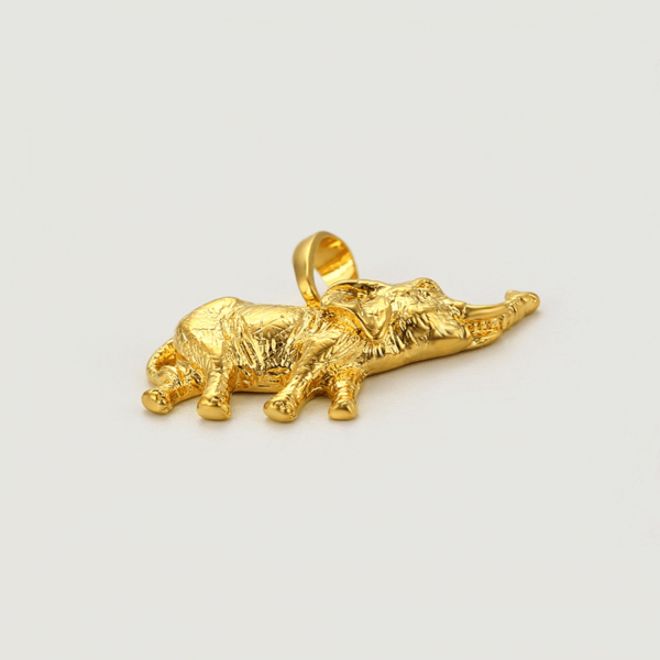 Elephant Dubai Gold Plated Pendant