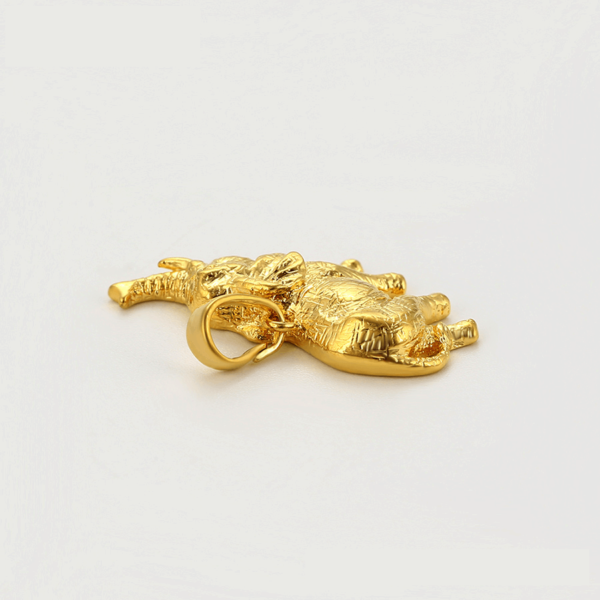 Elephant Dubai Gold Plated Pendant