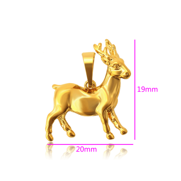 Petite Biche Gold Pendant