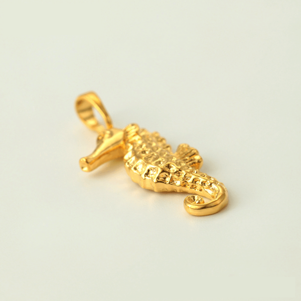 Seahorse Gold Pendant