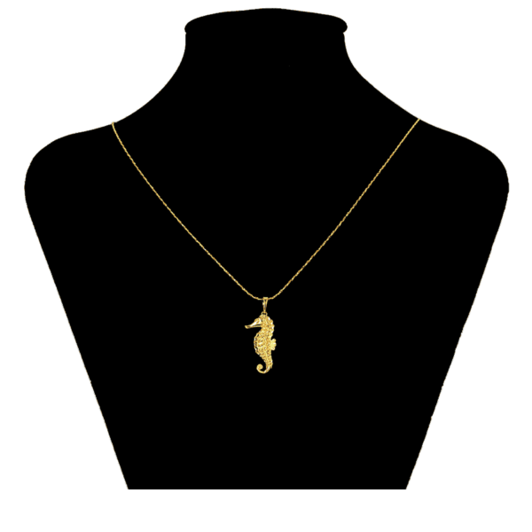 Seahorse Gold Pendant